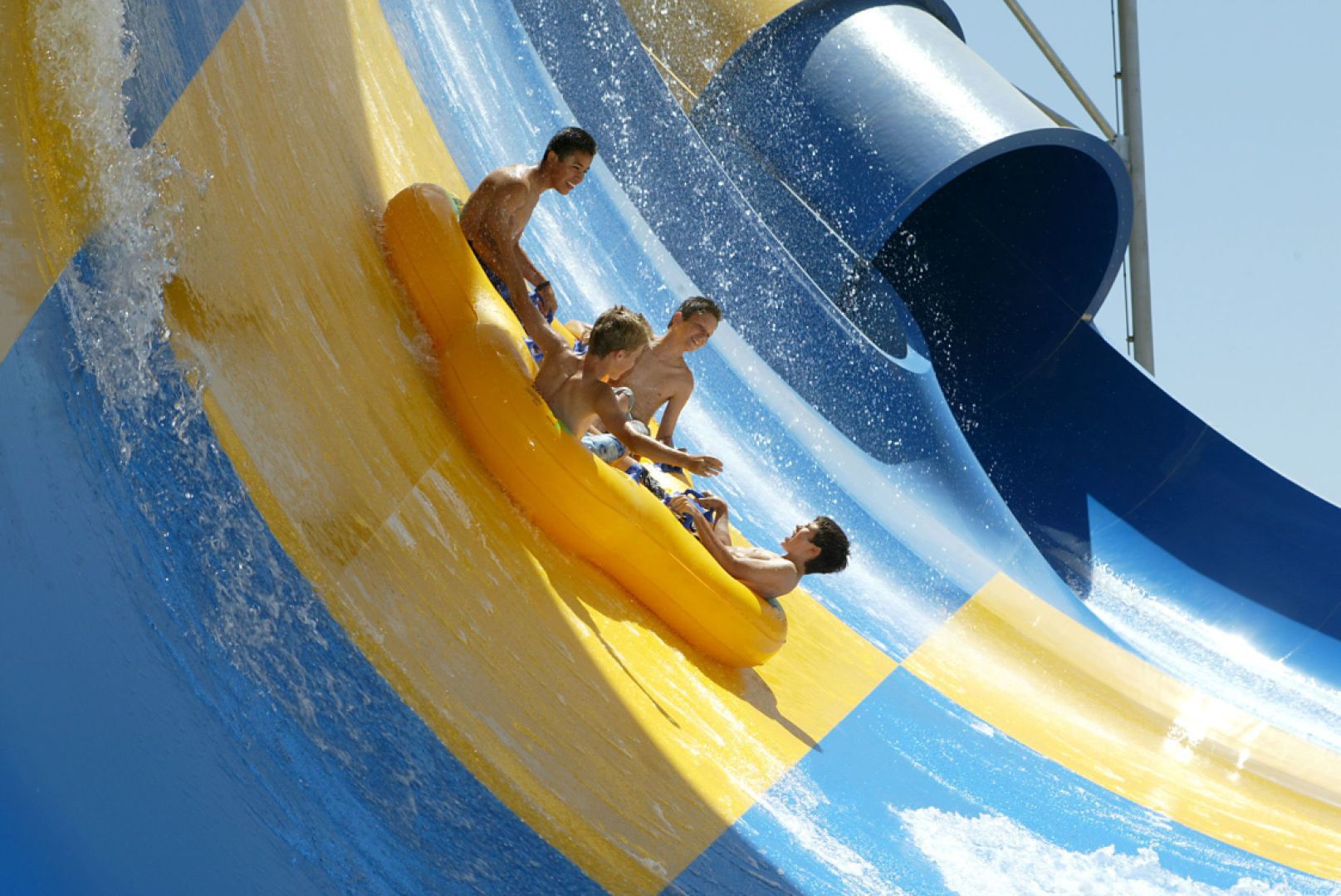 Hurricane Harbor opens "Tornado."